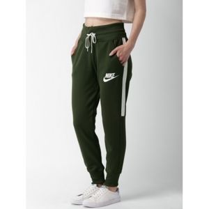 Khaki green nike sweat jogger pants xs but can fit small